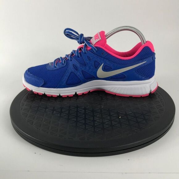 Nike Revolution 2 Blue/Pink Athletic Running Shoes 554900-407 Women’s Size 8 - Picture 9 of 12